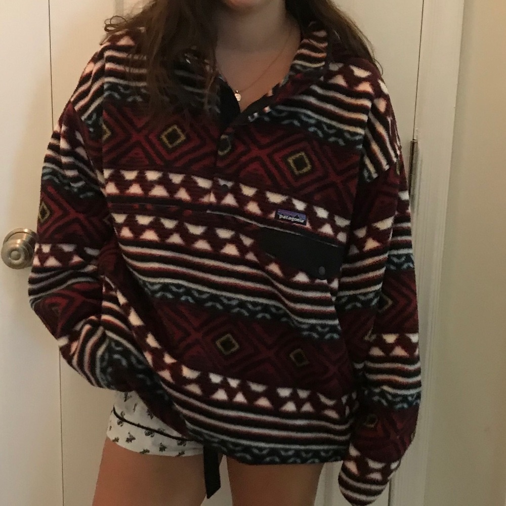 PATAGONIA SYNCHILLA Snap T Aztec Fleece Pullover